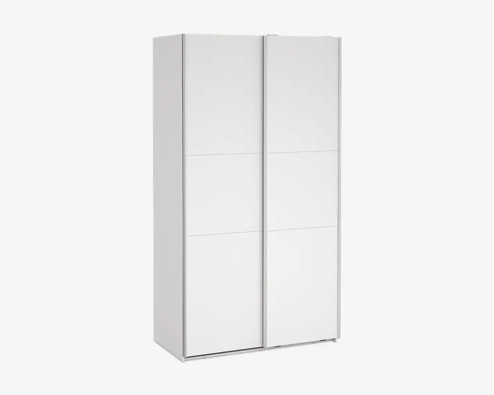 Garderobeskab Case hvid B. 119 x H. 221 cm