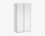 Garderobeskab Case hvid B. 119 x H. 221 cm