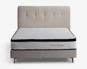 Komplet seng 140 x 200 cm beige