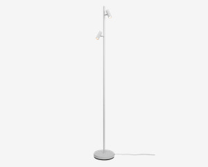 Gulvlampe Omari Hvid H.141 cm 