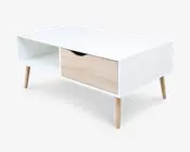 Sofabord Delta Hvid/Eg