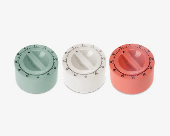 Æggeur med gummi overflade ass