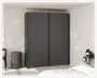 Garderobeskab Case grå B. 179 x H. 221 cm