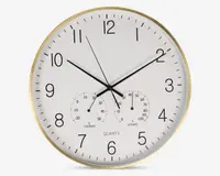 Ur aluminum guld Ø.38 cm 