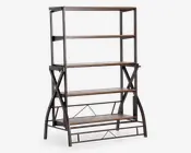 Reol spisebord i antik farvet kunstfiner