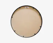 Spejl alu cirkel sort Ø.75 cm 