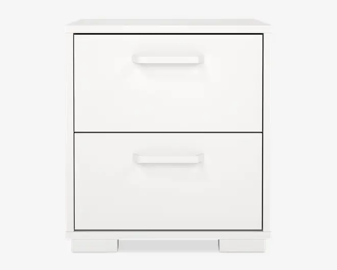 Sengebord Sofia med 2 skuffer