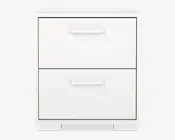 Sengebord Sofia med 2 skuffer