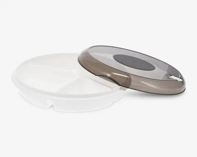 Mikcroovnstallerken med låg