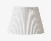 Skærm Emma Villa hvid H.22,5 cm