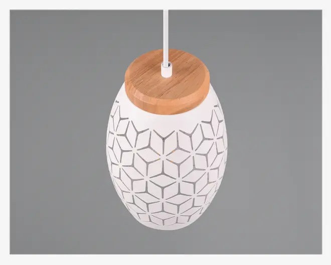 Pendel Bidar Hvid Ø.15 cm