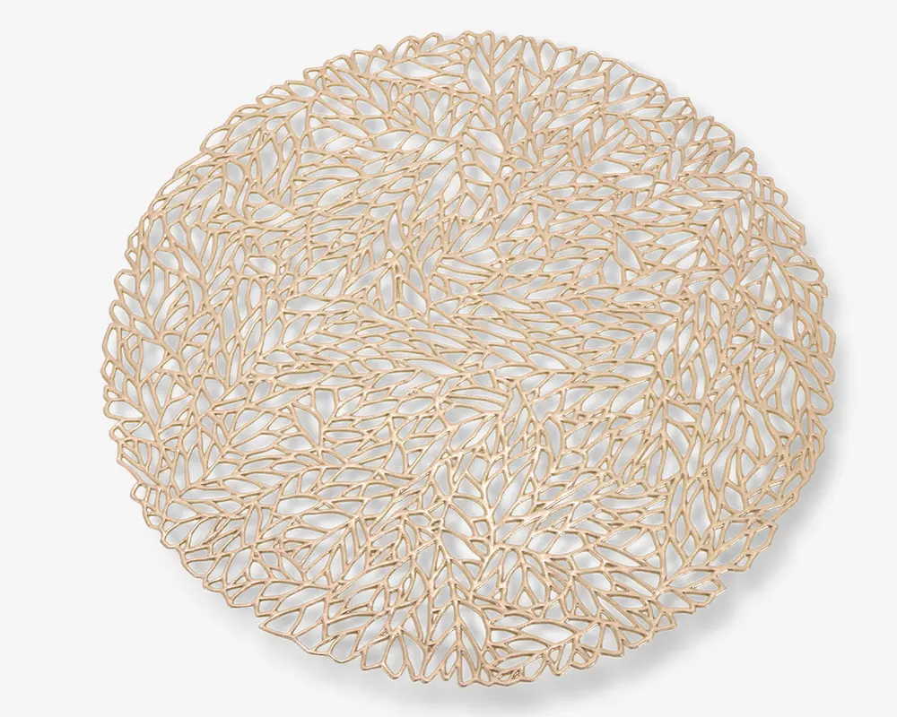 Dækkeserviet rund PVC Ø.38 cm  