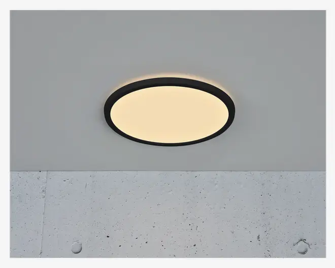 Plafond Oja Sort Ø.29,4 cm