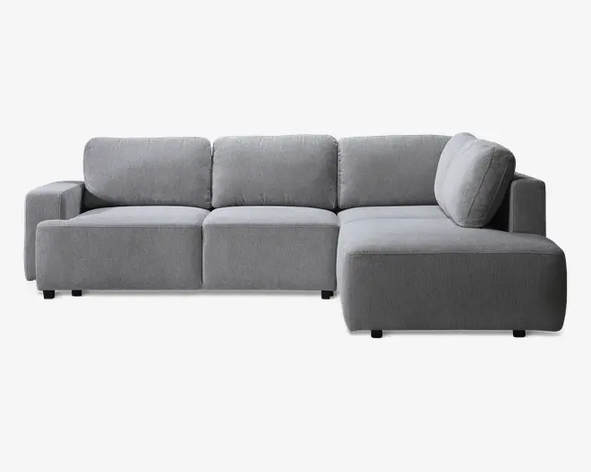 Sovesofa open end højre grå/beige