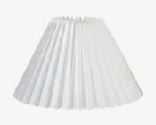 Skærm Plisse Empire Creme 21 cm